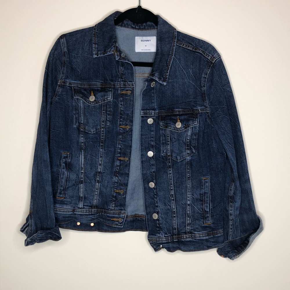 Old Navy Dark Wash Jean Jacket